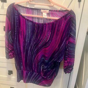 Candie's 3/4 length dress shirt